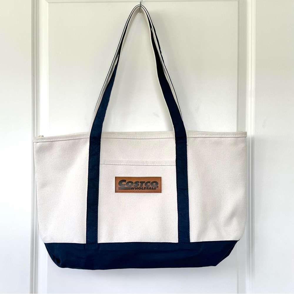 Costco Canvas Tote Shoulder Bag